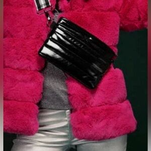 Think Roylin Black Bum Crossbody Bag